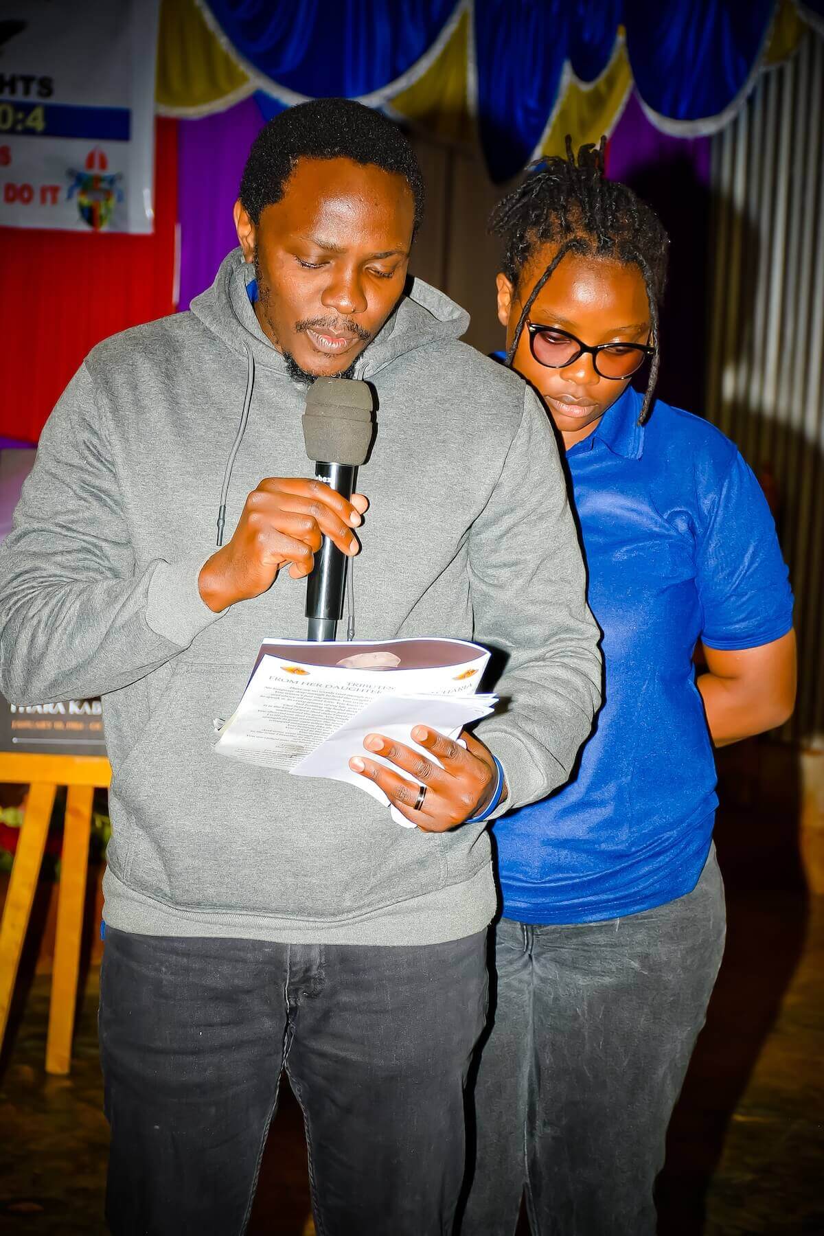 James Kabutugwa with Raisa