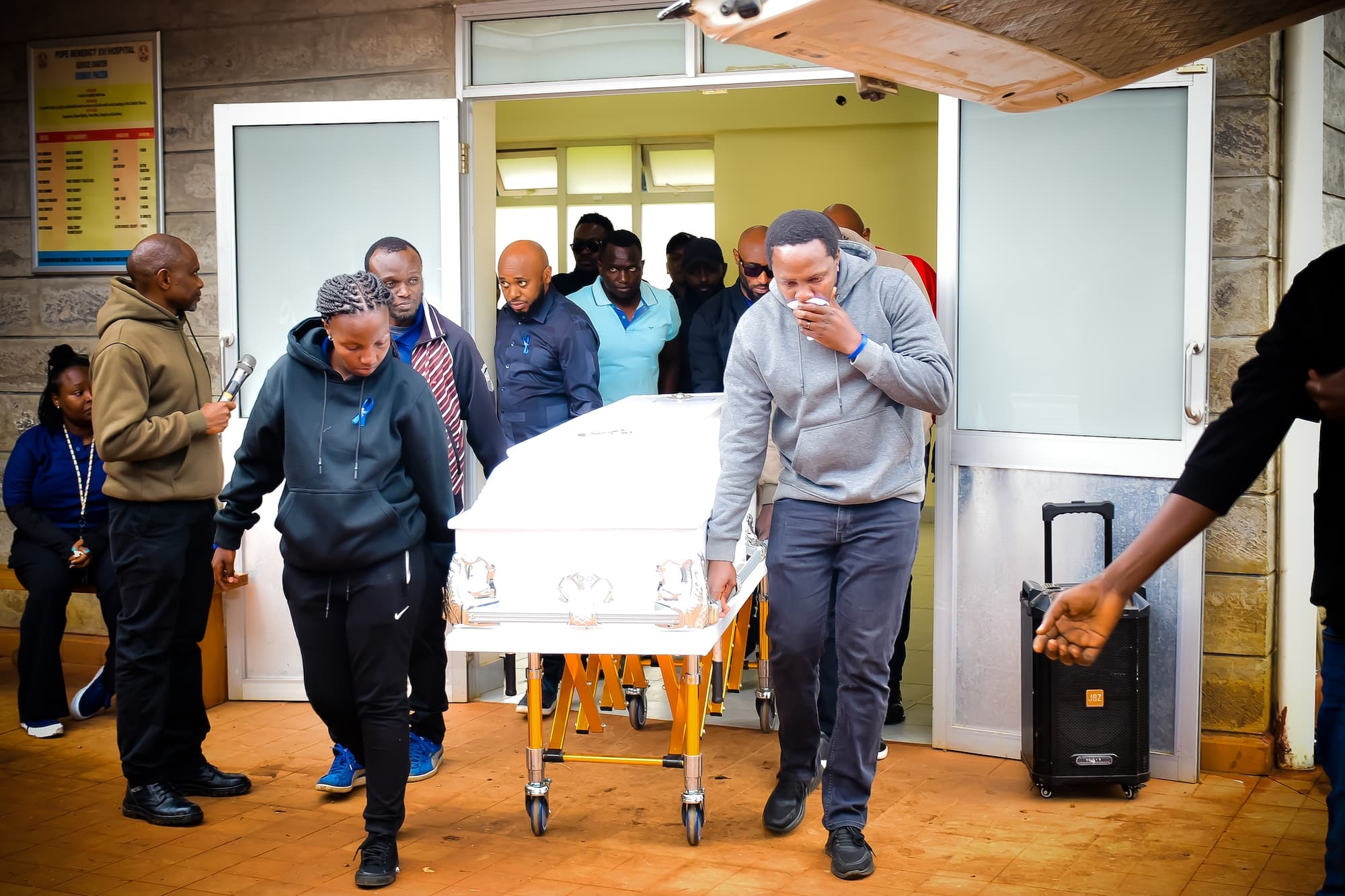 Arrival for church service.