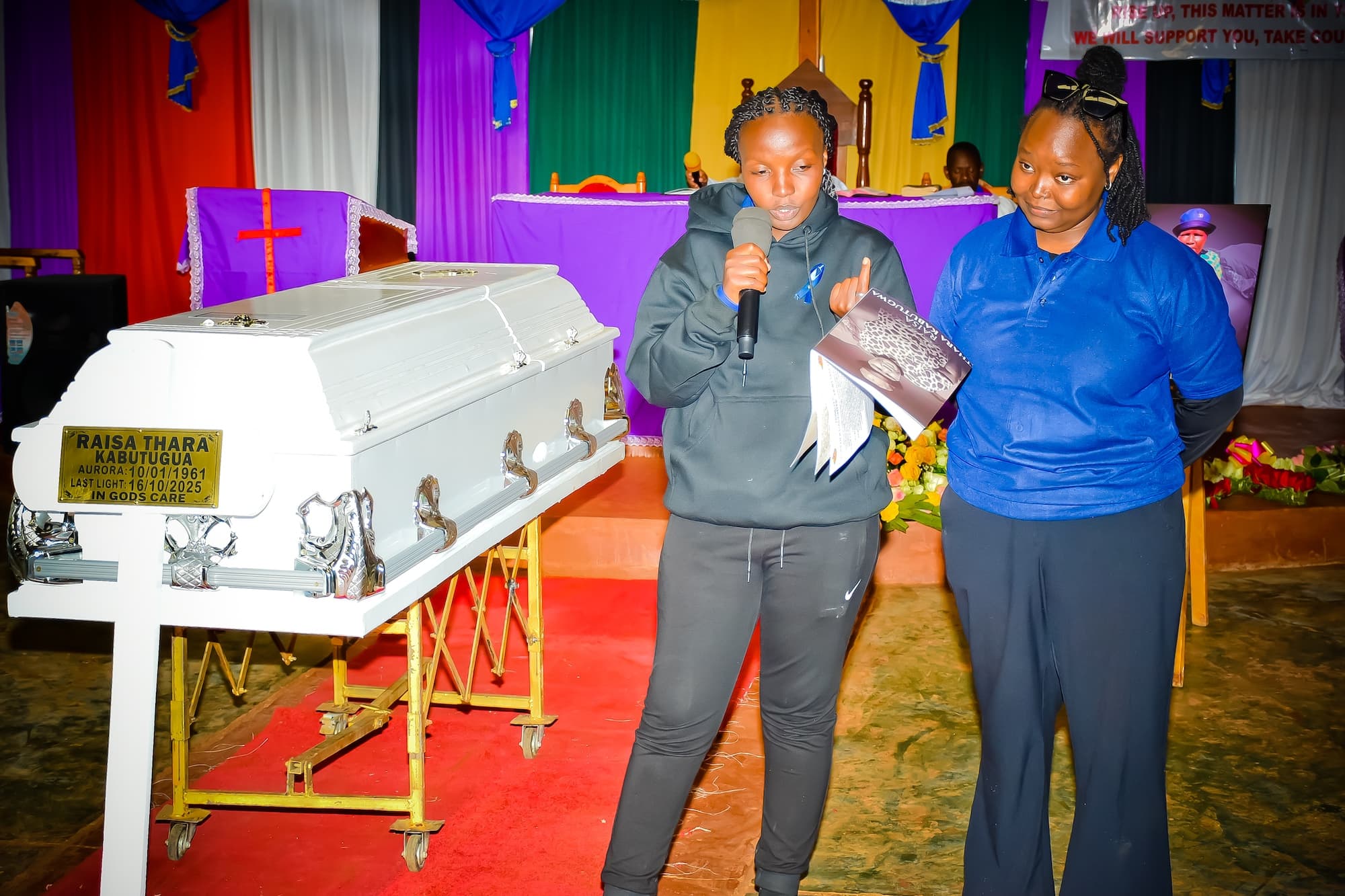 Dori Macharia sharing her memories of Mom